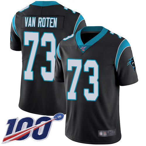 Carolina Panthers Limited Black Men Greg Van Roten Home Jersey NFL Football #73 100th Season Vapor Untouchable